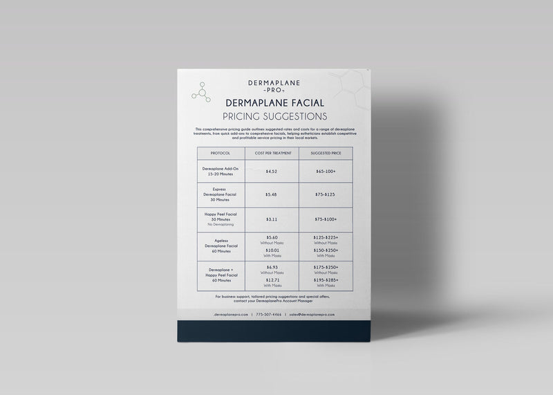 Dermaplane Facial Pricing Suggestions