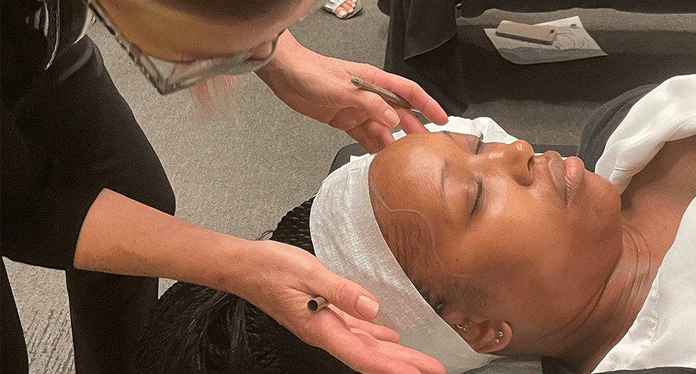 Tips on Technique Part 18: Dermaplaning Someone with Edges/Baby Hair.