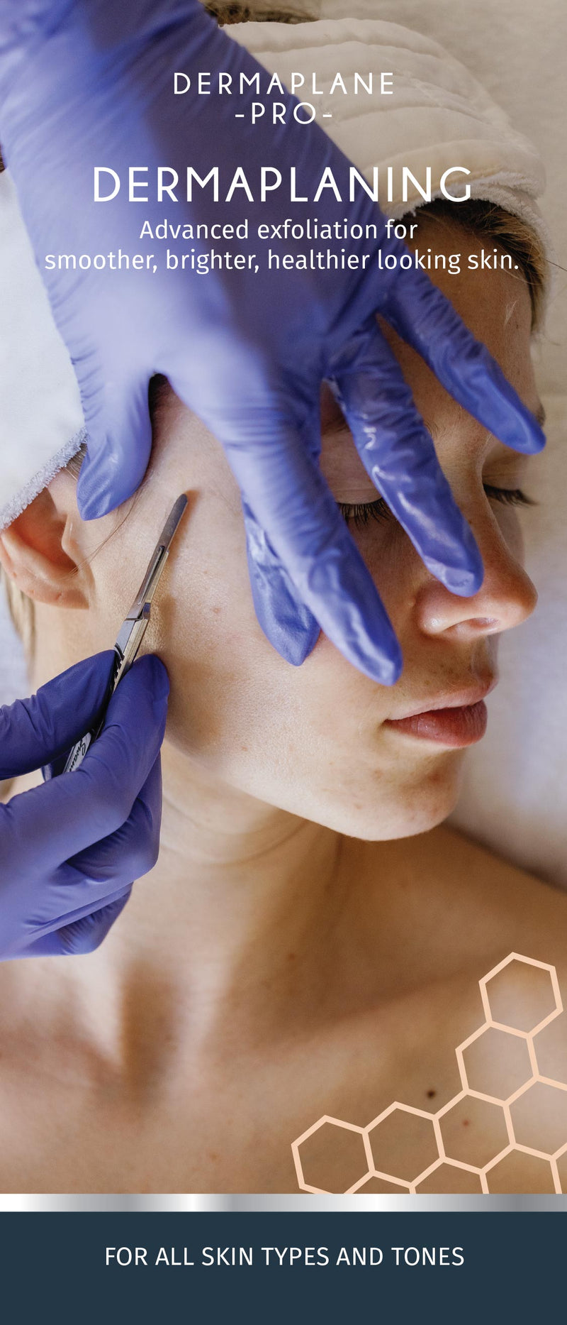 Dermaplaning Rack Card- Female