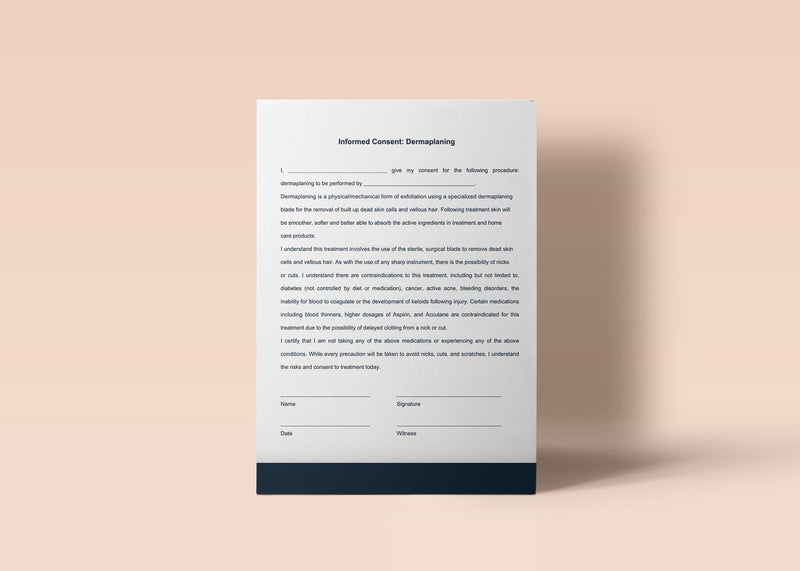 Informed Consent - Dermaplaning