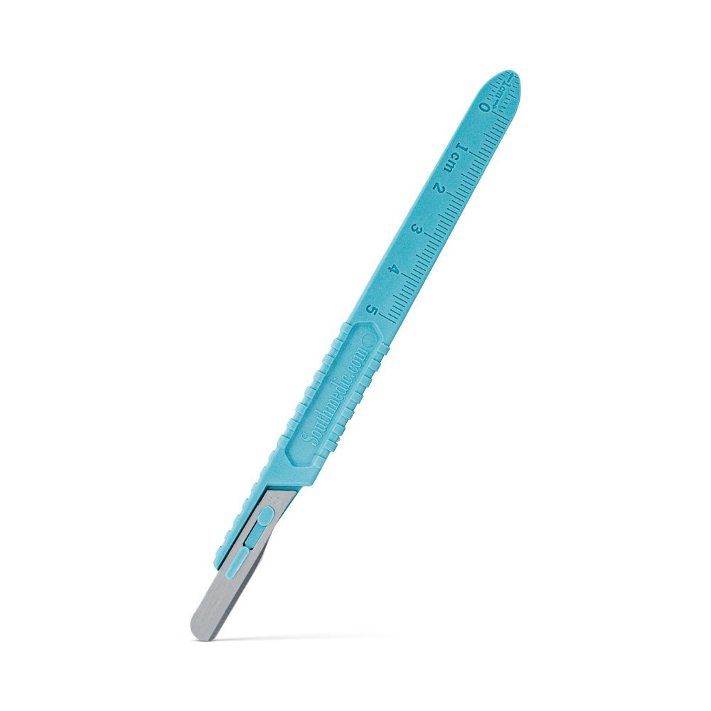 Classic #10R Dermaplaning "Butter Blade" w/Attached Handle