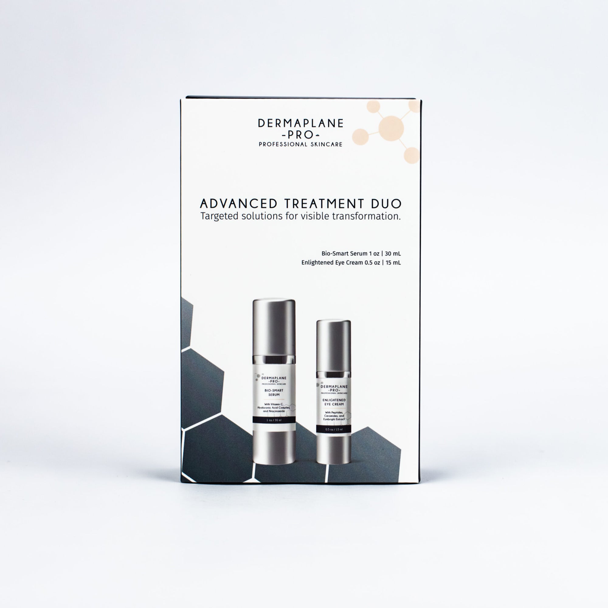 DermaplanePro Advanced Treatment Duo skincare kit.