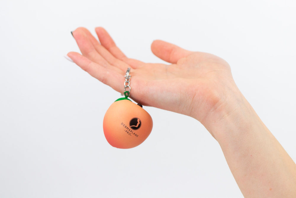 Peach Squish Keychain