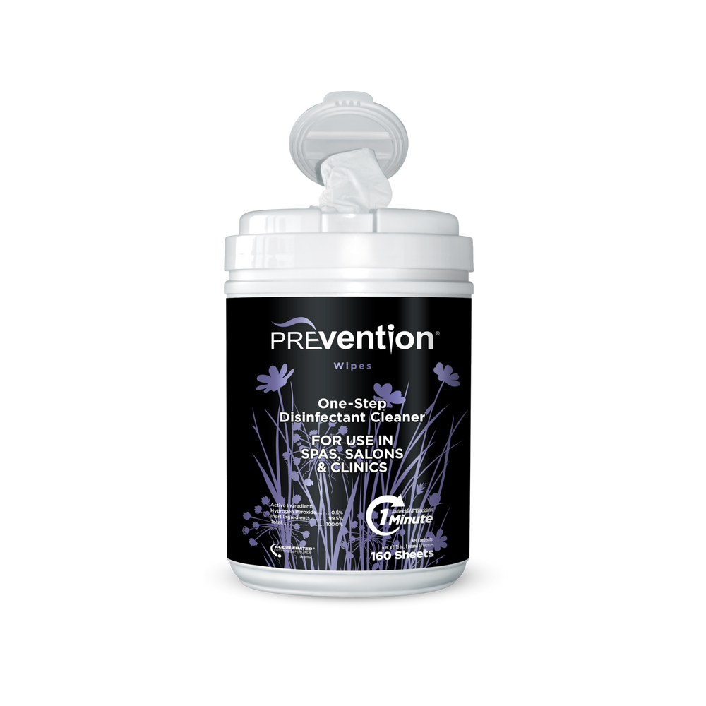 Prevention RTU (Ready To Use) Wipes 6"x7" - 160 Wipes/Can