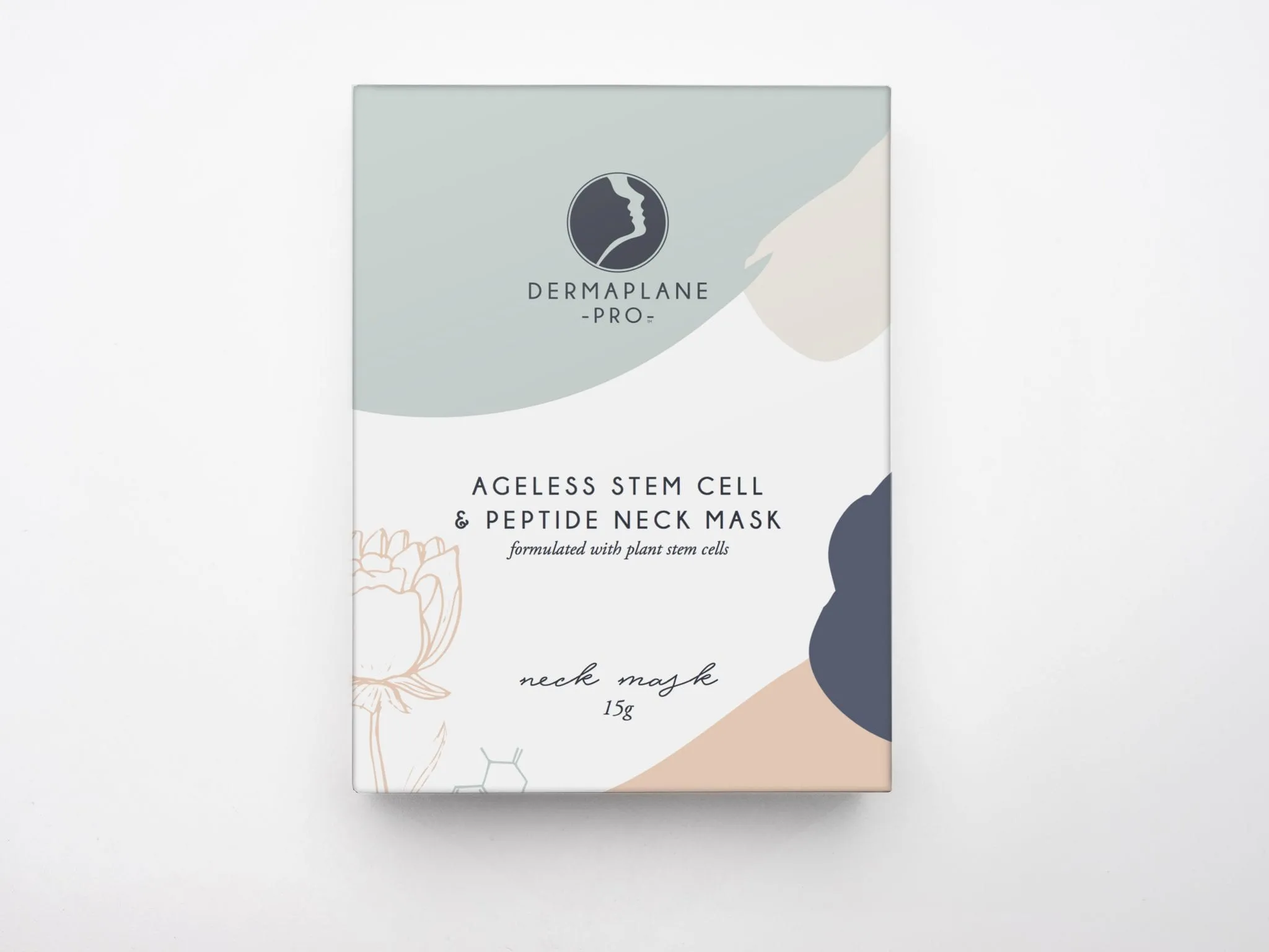 Ageless Stem Cell and Peptide Neck Mask made with the same ingredients as our face mask.