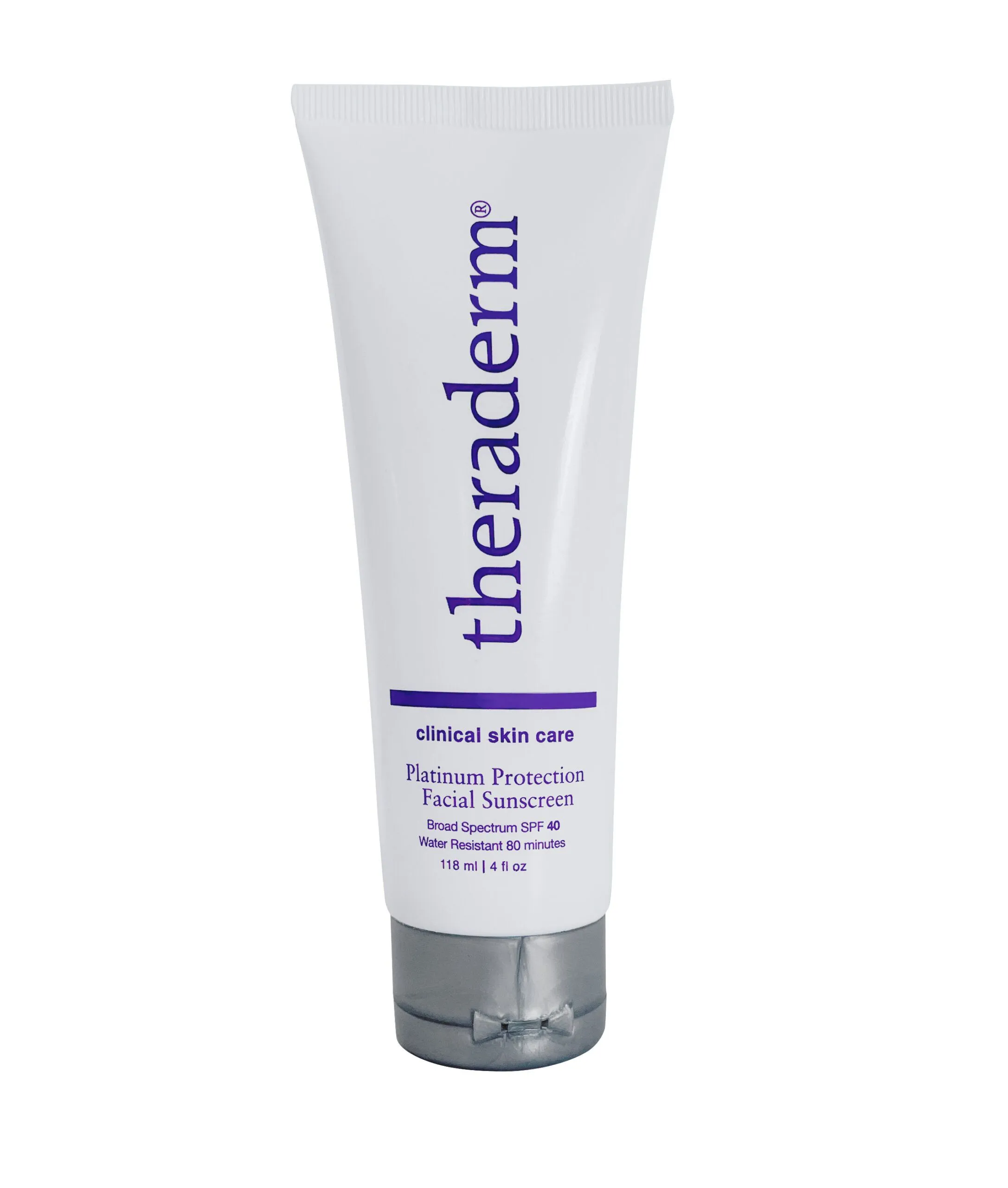 DermaplanePro-Theraderm-Sunscreen A tube of Theraderm Sunscreen with SPF 40