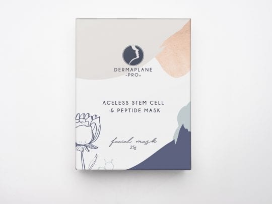 Ageless Stem Cell and Peptide Mask bundle includes 1 box of 5 face masks