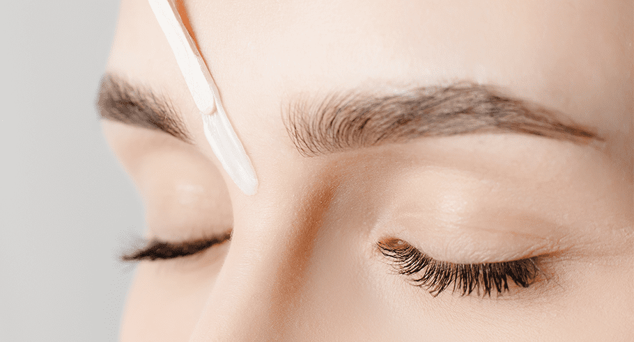 Waxing between brows and dermaplaning in one session. You can combine waxing and dermaplane treatments.