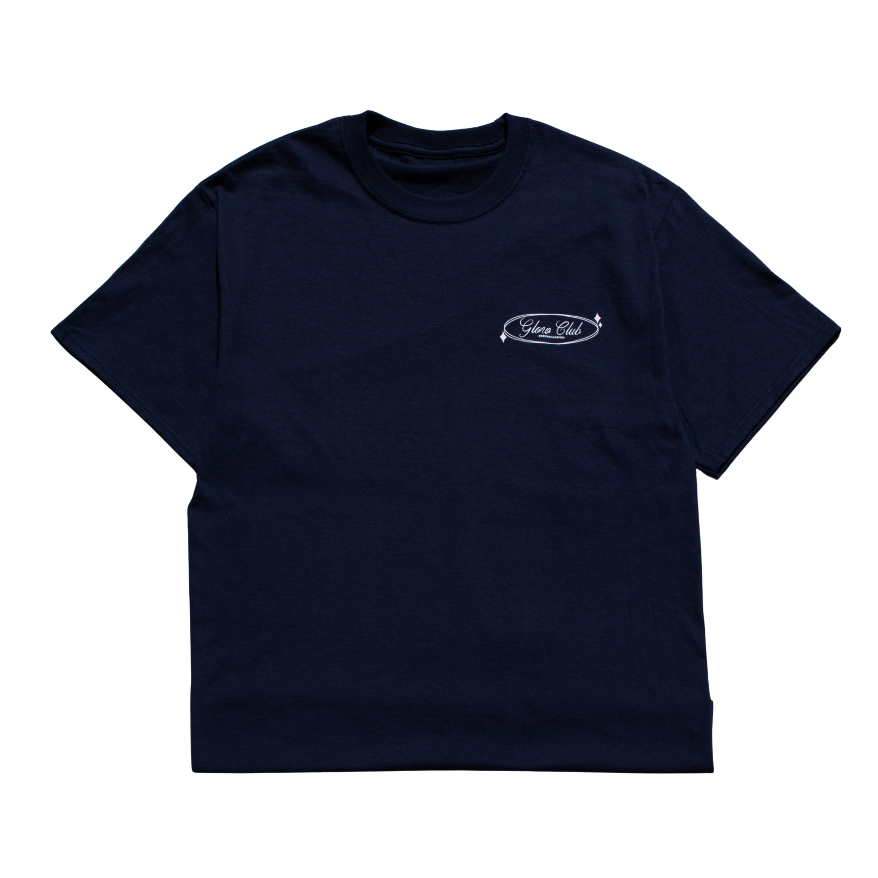 DermaplanePro Glow Club tshirt in navy